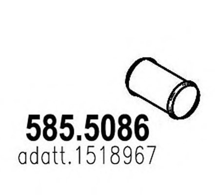 VOLVO 9518967 Exhaust Pipe